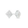 Zales 1/2 Ct. T.W. Quad Princess-Cut Diamond Stud Earrings In 10K White Gold Earrings