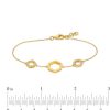 Zales 1/5 Ct. T.W. Diamond Hexagon Station Bracelet In 10K Gold Bracelets