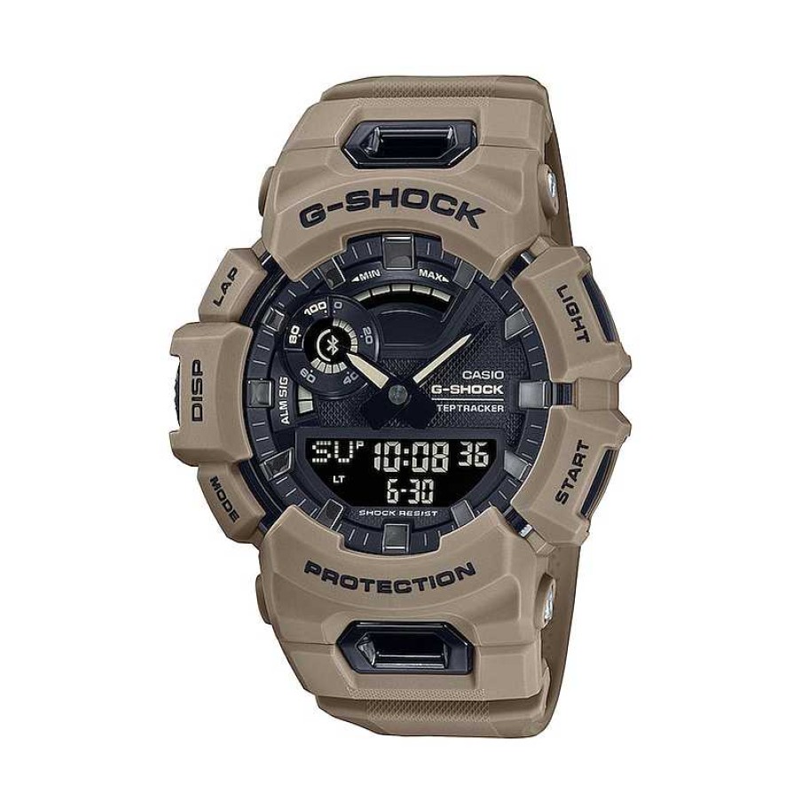 Casio G-Shock Men'S Casio G-Shock Move Light Brown Resin Strap Watch With Black Dial (Model:Gba900Uu-5A) Watches