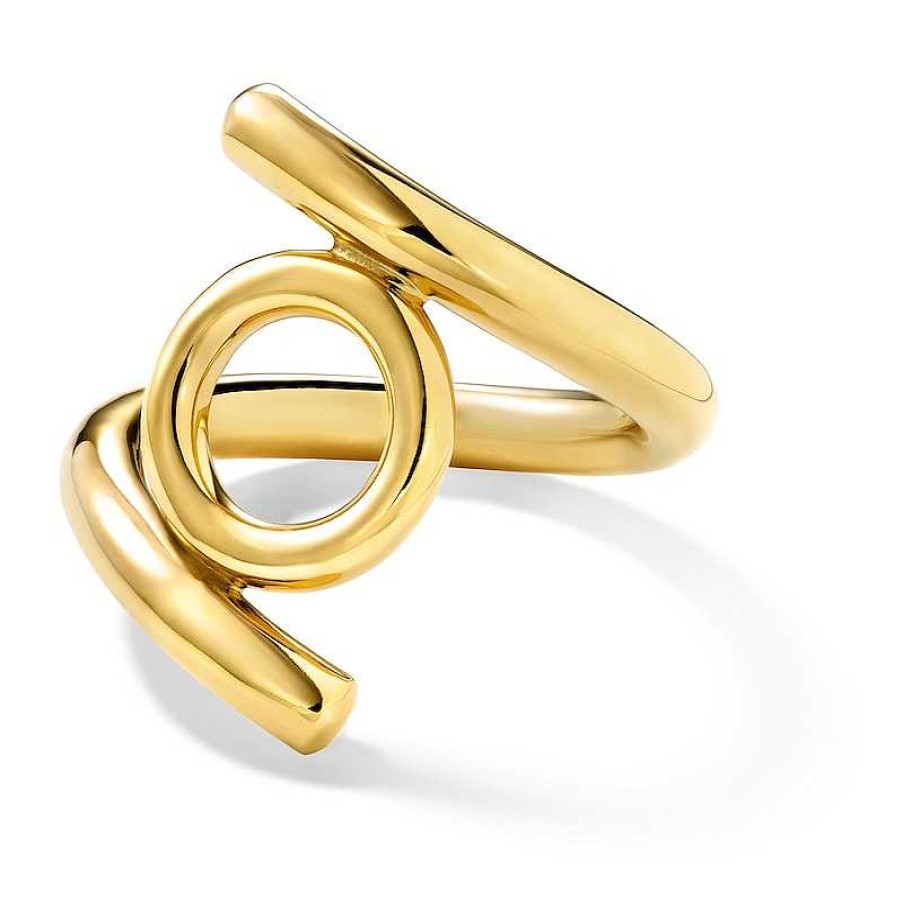 Zales Zales X Soko Obiti Open Circle Ring In Brass With 24K Gold Plate Rings