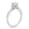 Zales 1/2 Ct. T.W. Diamond Collar Engagement Ring In 14K White Gold (I/I2) Rings