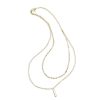 Zales Made In Italy Double Strand Choker Necklace In 14K Gold - 16" Necklaces