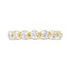 Zales 1 Ct. T.W. Diamond Seven Stone Anniversary Band In 14K Gold Rings