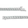 Zales 3 Ct. T.W. Diamond Square-Shaped Swirl Frame Tennis Bracelet In 10K White Gold Bracelets