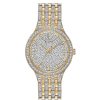 Bulova Men'S Bulova Phantom Crystal Accent Gold-Tone Watch With Gold-Tone Dial (Model: 98A229) Watches