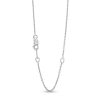 Zales 1/10 Ct. T.W. Black Diamond Tilted Open Heart Necklace In Sterling Silver Necklaces