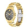 Movado Men'S Movado Se Gold-Tone Pvd Watch With Grey Dial (Model: 0607707) Watches