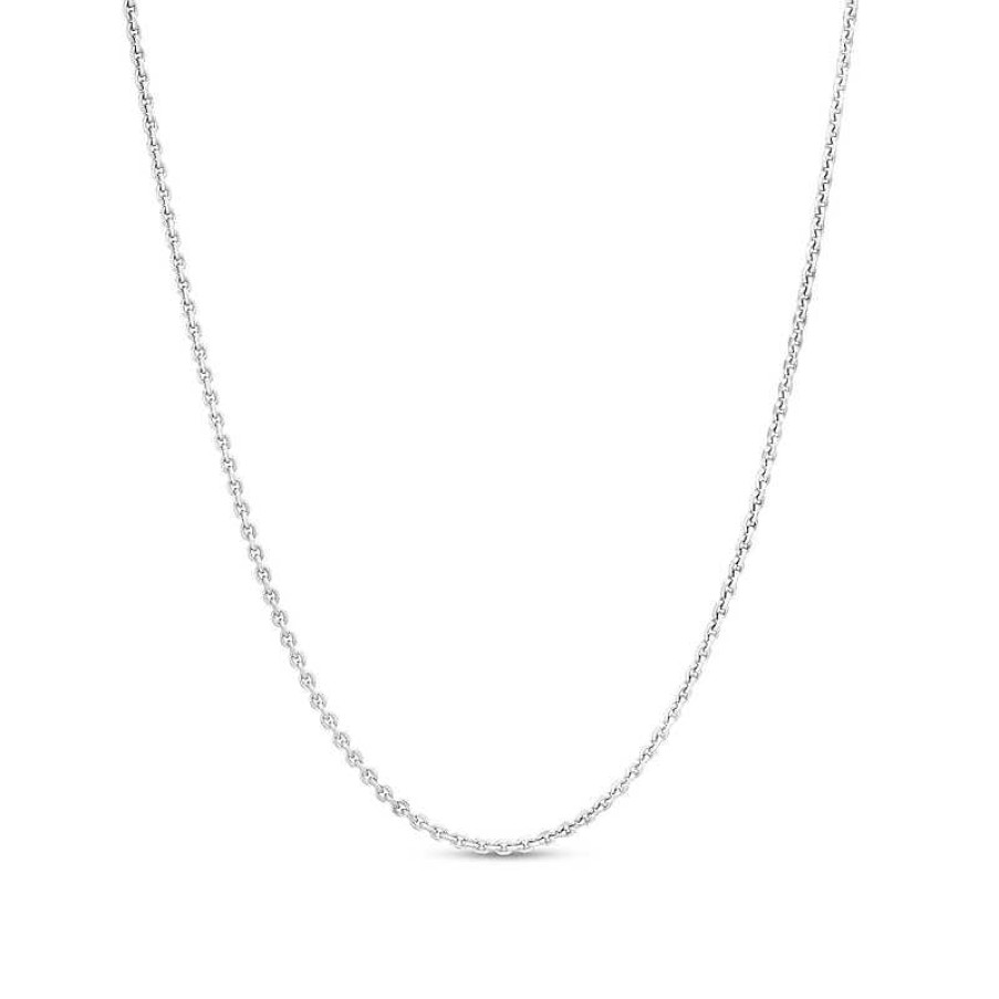 Zales 1.4Mm Cable Chain Necklace In Sterling Silver - 18" Necklaces