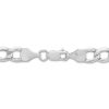 Zales Men'S 5.8Mm Figaro Chain Necklace In Hollow 14K White Gold - 22" Necklaces