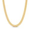 Zales Men'S 9.4Mm Cuban Curb Chain Necklace In Solid 10K Gold - 24" Necklaces