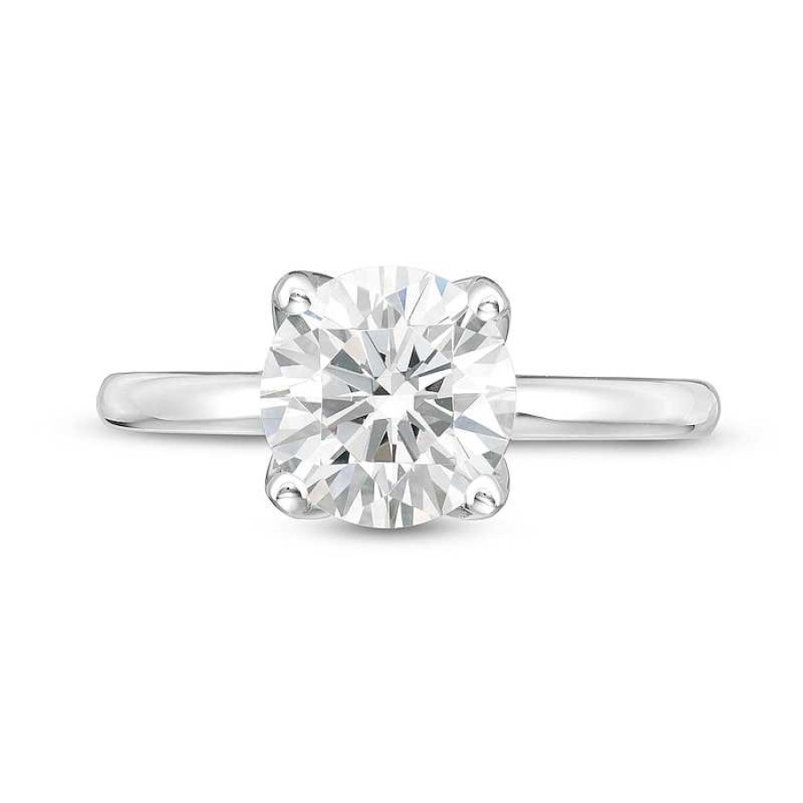 Zales 2 Ct. T.W. Gia-Graded Diamond Solitaire Engagement Ring In 18K White Gold (I/Vs2) Rings