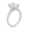 Zales Kleinfeld® X Zales 3-3/4 Ct. T.W. Certified Emerald-Cut Lab-Created Diamond Engagement Ring In Platinum (F/Vs2) Rings