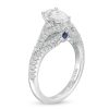 Zales Vera Wang Love Collection 1-1/2 Ct. T.W. Certified Pear-Shaped Diamond Engagement Ring In 14K White Gold (I/Si2) Rings