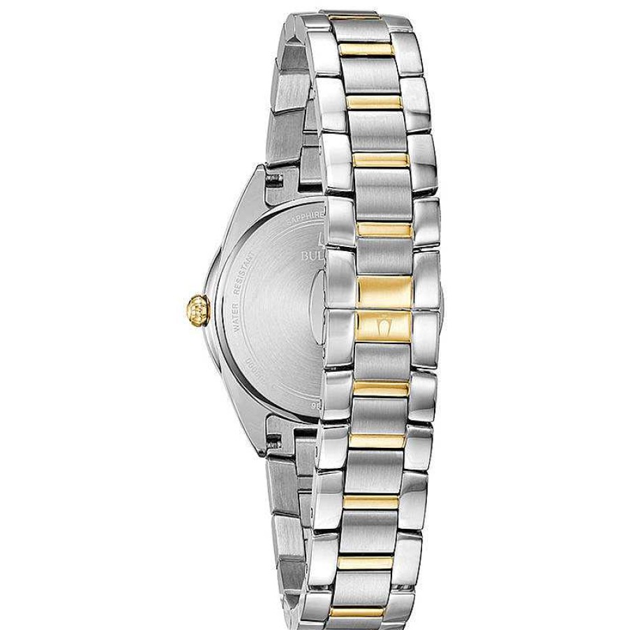 Bulova Ladies' Bulova Sutton 1/15 Ct. T.W. Diamond Two-Tone Watch With Mother-Of-Pearl (Model: 98R263) Watches