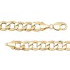 Zales Men'S 11.3Mm Curb Chain Necklace In Hollow 10K Gold - 28" Necklaces