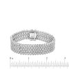 Zales 9 Ct. T.W. Lab-Created Diamond Five-Row Bracelet In 10K White Gold Bracelets