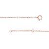 Zales 1/5 Ct. T.W. Diamond Hearts Station Bracelet In 10K Rose Gold Bracelets