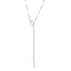 Zales You Me Us 1/3 Ct. T.W. Diamond Interlocked Circles Necklace In 10K White Gold 19" Necklaces