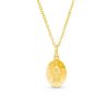 Zales Virgin Mary Pendant In Hollow 14K Gold Necklaces