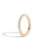 Zales Zales X Shahla 1/4 Ct. Certified Lab-Created Diamond Zaha Pav Band In 14K Gold (F/Vs2) Rings