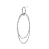 Zales Vera Wang Love Collection 1-1/2 Ct. T.W. Diamond Double Oval Drop Earrings In 10K White Gold Earrings