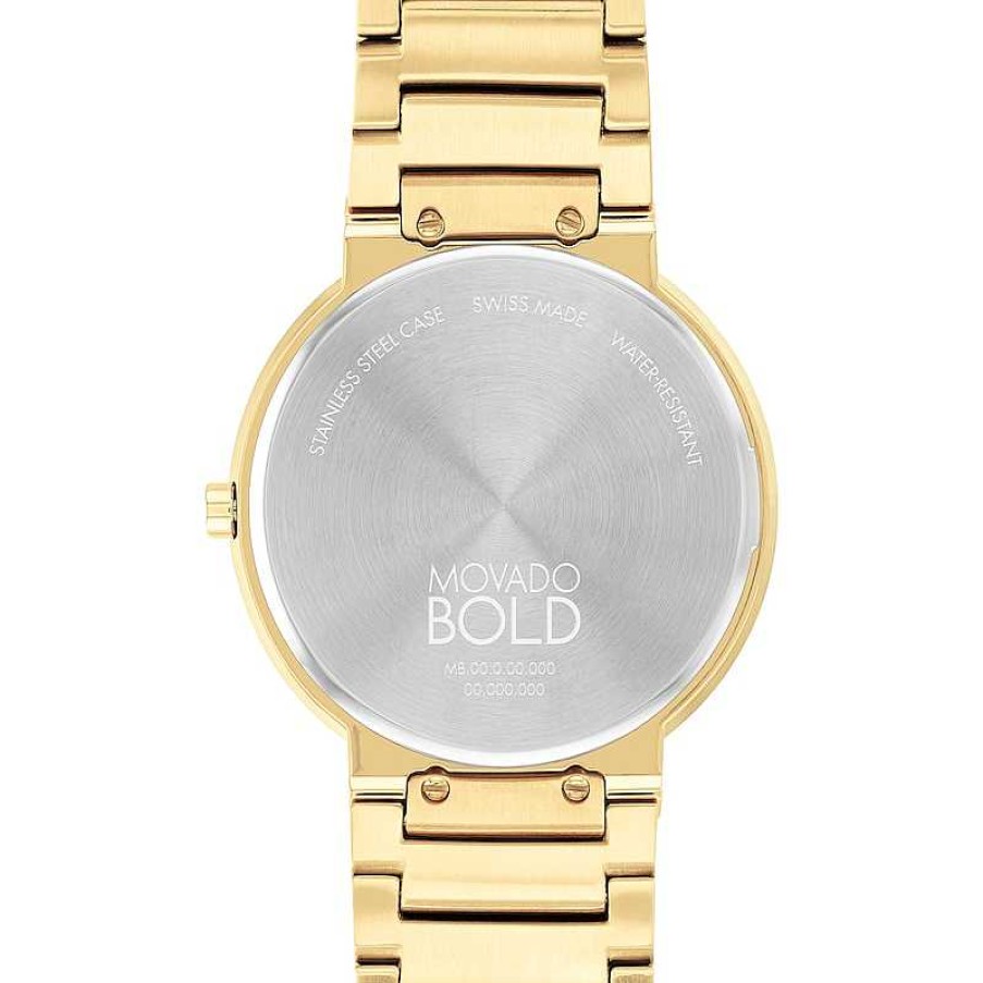 Movado Men'S Movado Bold Horizon Gold-Tone Ip Watch With Gold-Tone Dial (Model: 3601081) Watches