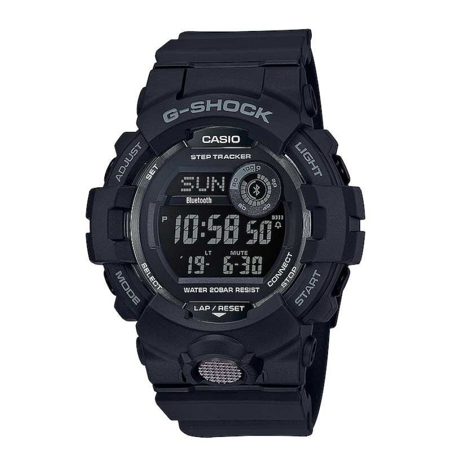 Casio G-Shock Men'S Casio G-Shock Power Trainer Resin Strap Watch With Black Dial (Model: Gbd800-1B) Watches