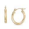 Zales 2.0 X 15Mm Hoop Earrings In 14K Gold Earrings