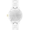 Movado Ladies' Movado Bold® Verso Gold-Tone Ip And White Ceramic Watch With White Dial (Model: 3600934) Watches