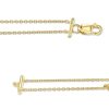 Zales 1/4 Ct. T.W. Pear-Shaped Diamond Station Double Strand Bracelet In 10K Gold - 7.25" Bracelets