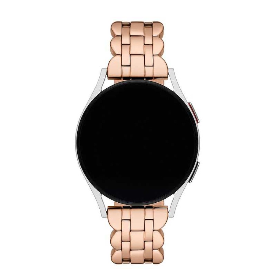 Kate Spade Ladies' Kate Spade Apple Straps Rose-Tone Ip Interchangeable Scallop Link Band Attachment (Model: Kss0121) Watches