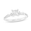 Zales 3/4 Ct. T.W. Princess-Cut Diamond Engagement Ring In 14K White Gold Rings