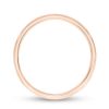 Zales 4.0Mm Engravable Low Dome Comfort-Fit Wedding Band In 10K Rose Gold (1 Line) Rings