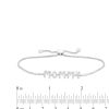 Zales Love Talks 1/6 Ct. T.W. Diamond "Mommy" Bolo Bracelet In Sterling Silver - 9" Bracelets