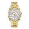 Bulova Men'S Bulova Precisionist Champlain 3/4 Ct. T.W Diamond Gold-Tone Watch With Silver-Tone Dial (Model: 98J120) Watches