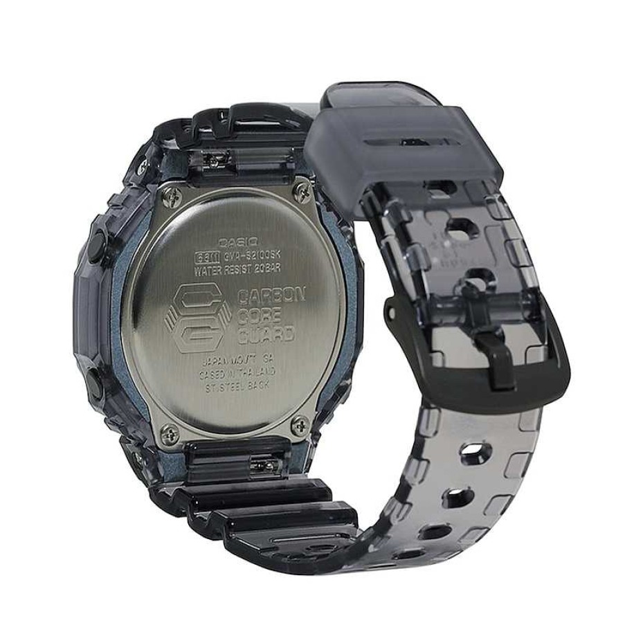 Casio G-Shock Ladies' Casio G-Shock Classic Black Resin Strap Watch With Black Dial (Model: Gmas2100Sk1A) Watches