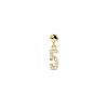 Zales Pdpaola At Zales Cubic Zirconia Number "5" Bead Charm In Sterling Silver With 18K Gold Plate Necklaces