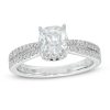 Zales Vera Wang Love Collection 1-1/3 Ct. T.W. Certified Diamond Split Shank Engagement Ring In 14K White Gold (I/Si2) Rings