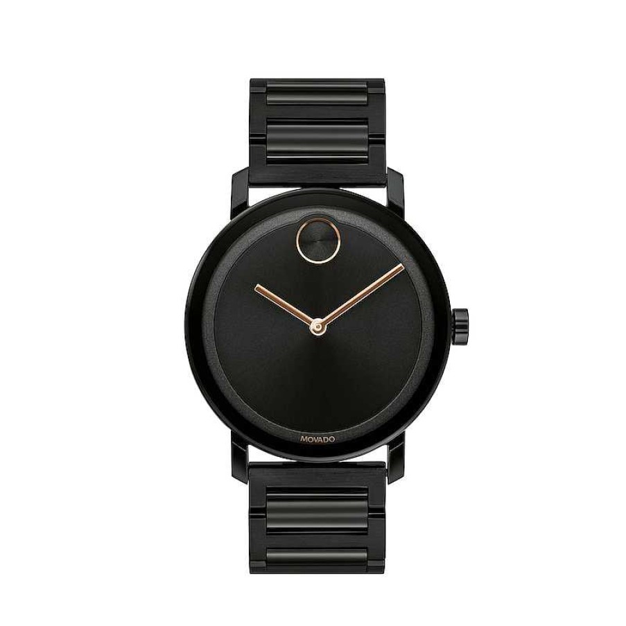 Movado Men'S Movado Bold® Evolution Black Ip Watch With Black Dial (Model: 3600752) Watches