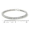 Zales 1-1/2 Ct. T.W. Diamond Tennis Bracelet In Sterling Silver Bracelets