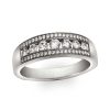 Zales 1 Ct. T.W. Diamond Edge Band In 14K White Gold Rings