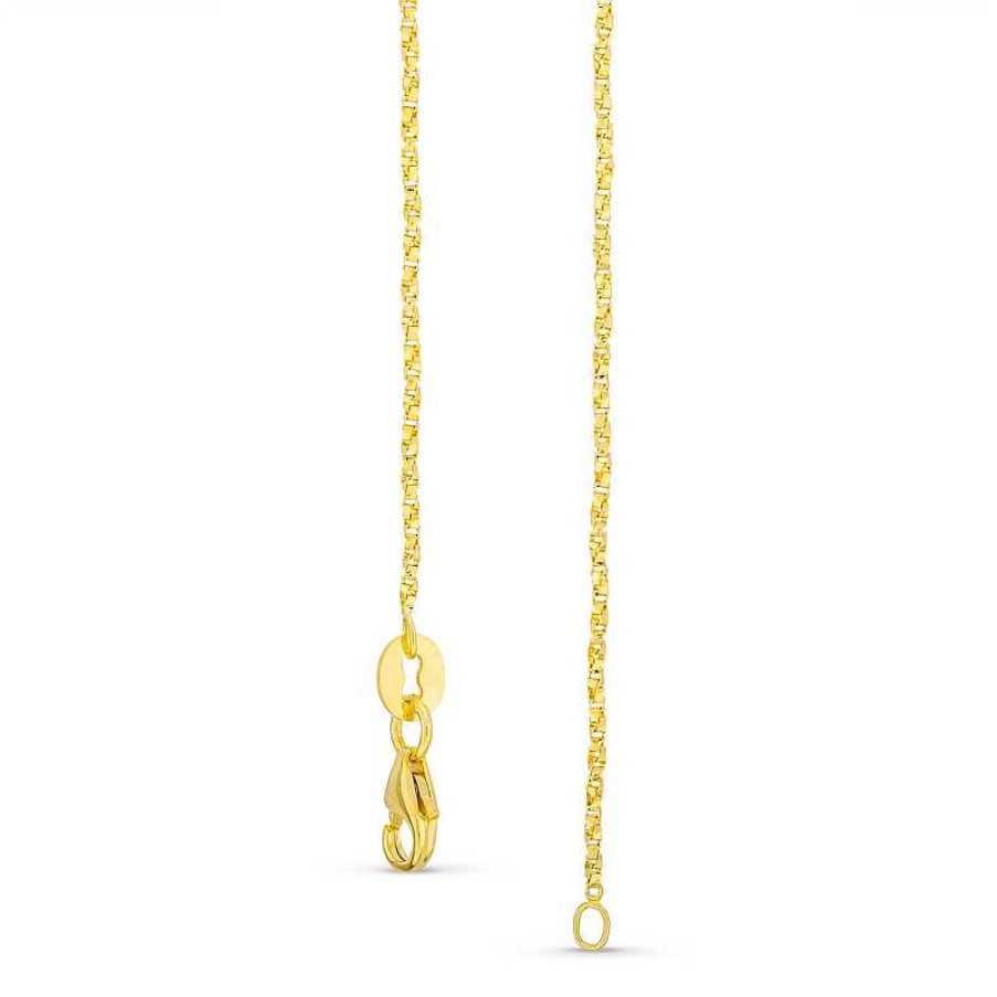 Zales 1.1Mm Box Chain Necklace In Solid 14K Gold - 18" Necklaces