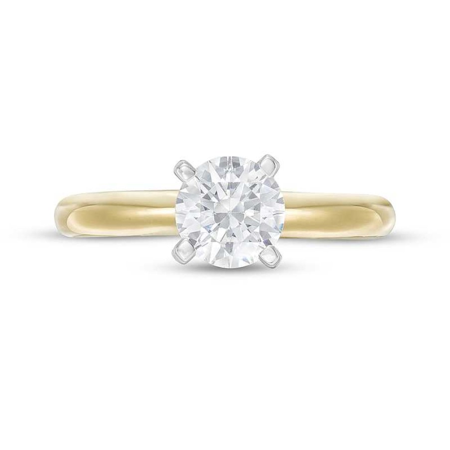 Zales 1 Ct. T.W. Certified Diamond Solitaire Engagement Ring In 14K Gold (I/I2) Rings