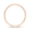 Zales Men'S 4.0Mm Engravable Low Dome Comfort-Fit Wedding Band In 14K Rose Gold (1 Line) Rings