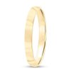 Zales 3.0Mm Engravable Low Dome Comfort-Fit Wedding Band In 10K Gold (1 Line) Rings