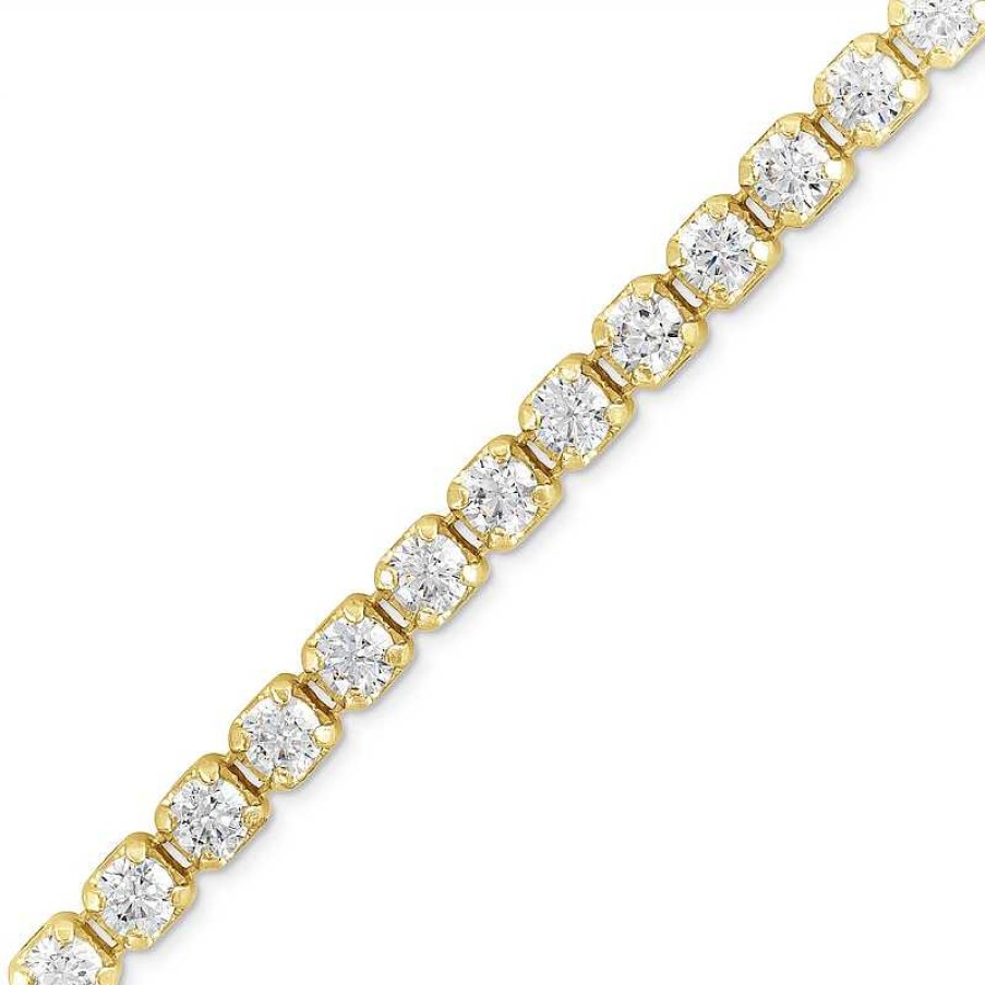 Zales 1 Ct. T.W. Certified Lab-Created Diamond Tennis Bracelet In 14K Gold (F/Si2) Bracelets