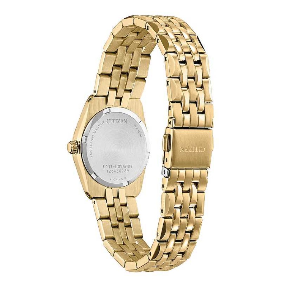 Citizen Ladies' Citizen Corso Diamond Accent Watch In Gold-Tone Stainless Steel (Model: Ew2712-55E) Watches