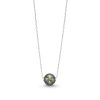 Zales 8.0-9.0.0Mm Black Cultured Tahitian Pearl Floating Necklace In 14K White Gold Necklaces