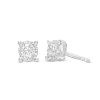 Zales 1/3 Ct. T.W. Diamond Solitaire Stud Earrings In 10K White Gold (J/I3) Earrings