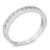 Zales 1/4 Ct. T.W. Diamond And Milgrain Band In 10K White Gold Rings